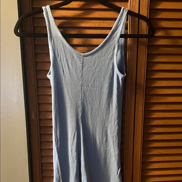 Vince Blue Women's Ribbed Tank Top - Picture 4 of 4